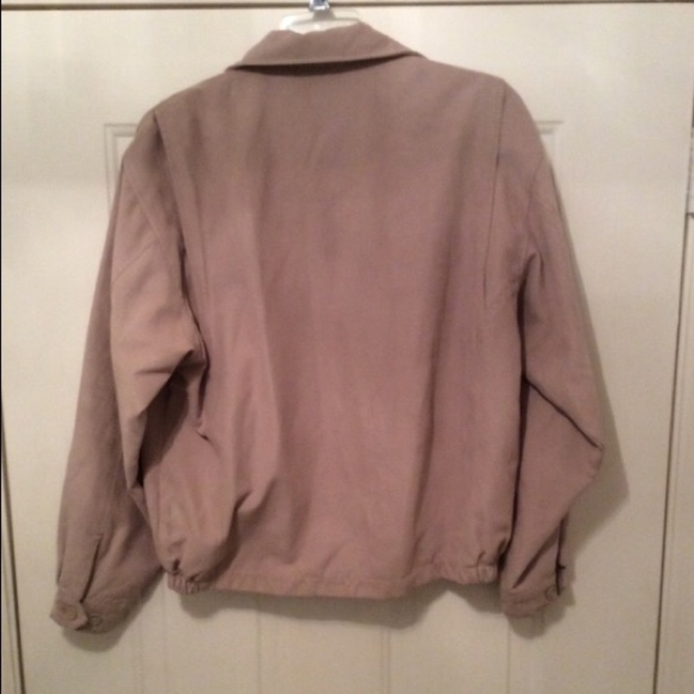 🆕NEW-MEN’S SUEDE LIKE- ZIP UP MEN’S JACKET—NWOT- - Picture 2 of 8